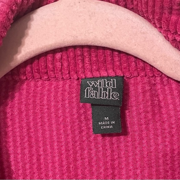 Wild Fable Pink Utility Jacket Corduroy - Picture 5 of 7